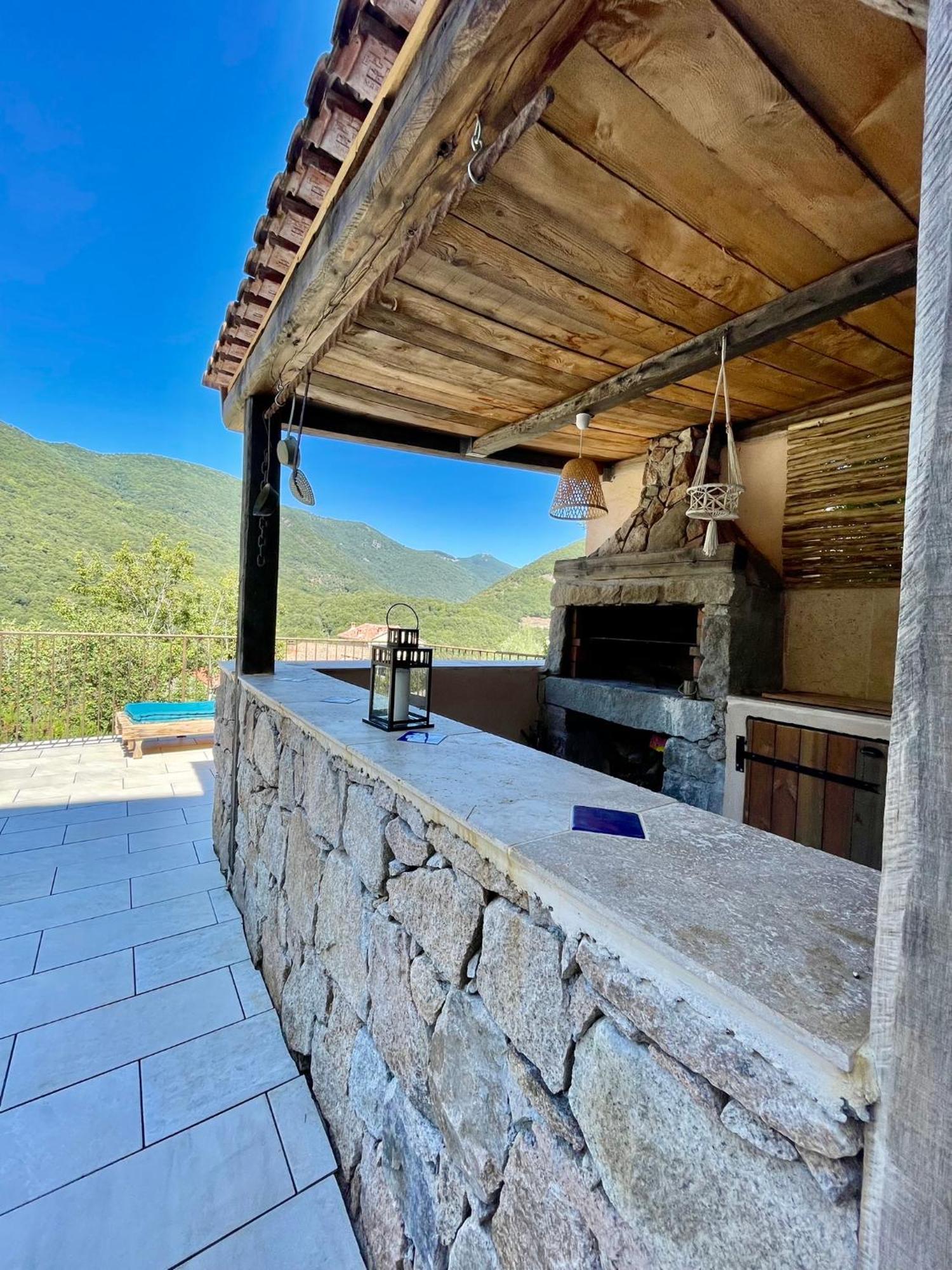 Casa Arena Authentique Maison De Village Avec Piscine Au Coeur De L'Alta Rocca - Zoza Exteriör bild