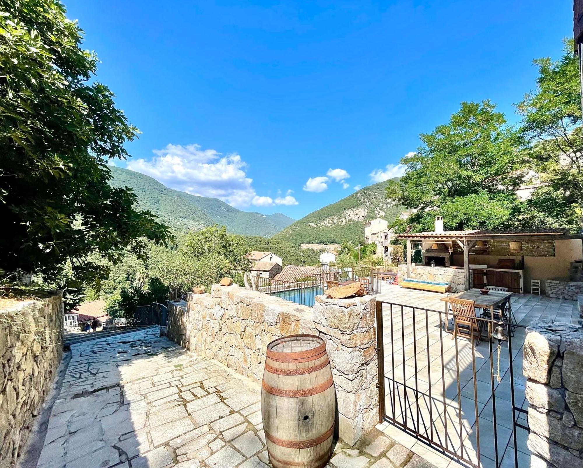 Casa Arena Authentique Maison De Village Avec Piscine Au Coeur De L'Alta Rocca - Zoza Exteriör bild