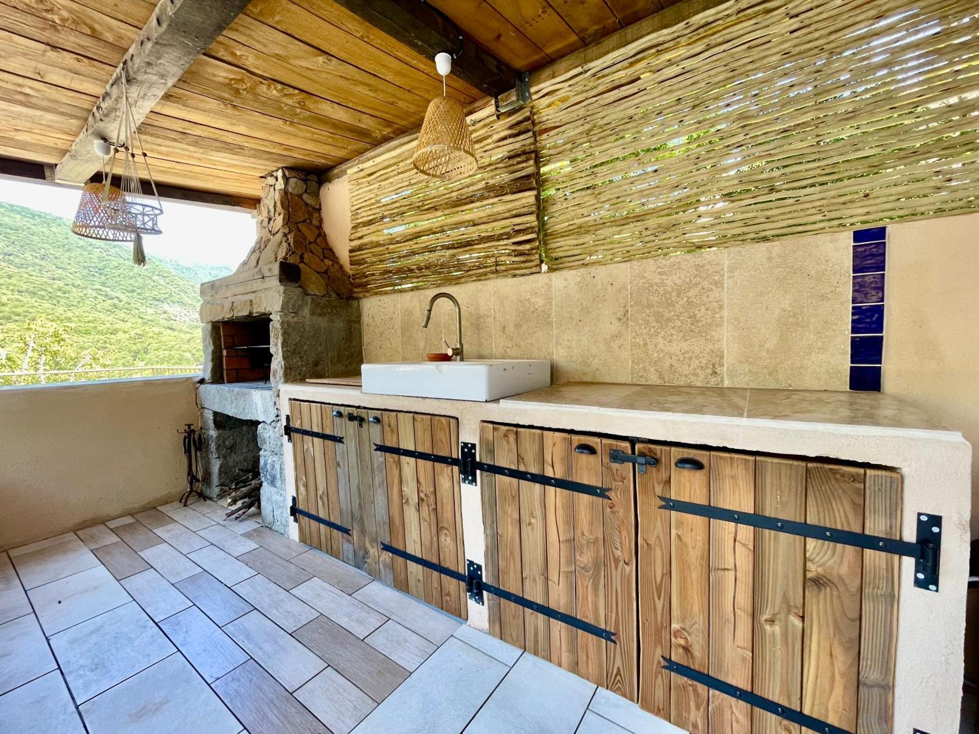 Casa Arena Authentique Maison De Village Avec Piscine Au Coeur De L'Alta Rocca - Zoza Exteriör bild