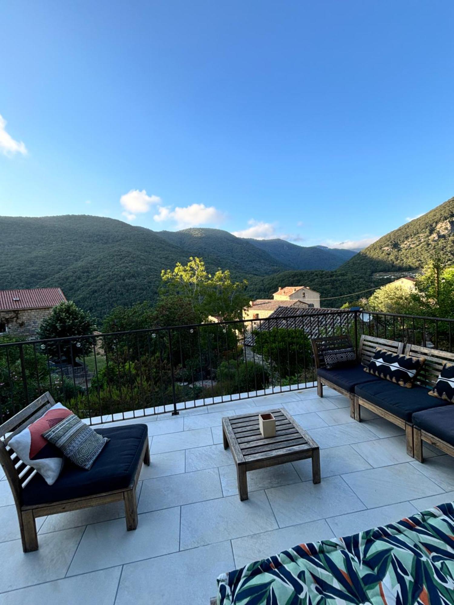 Casa Arena Authentique Maison De Village Avec Piscine Au Coeur De L'Alta Rocca - Zoza Exteriör bild