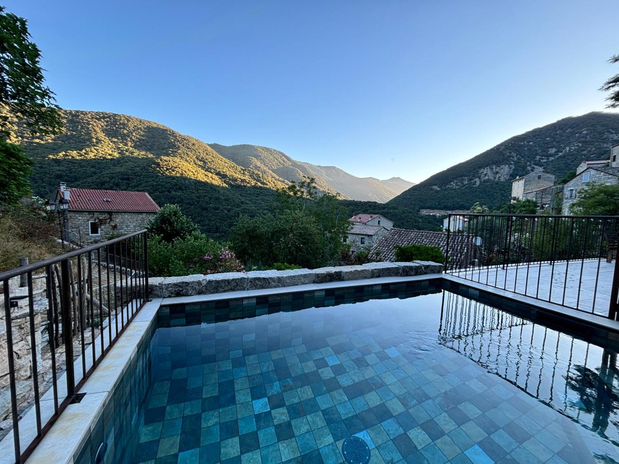 Casa Arena Authentique Maison De Village Avec Piscine Au Coeur De L'Alta Rocca - Zoza Exteriör bild