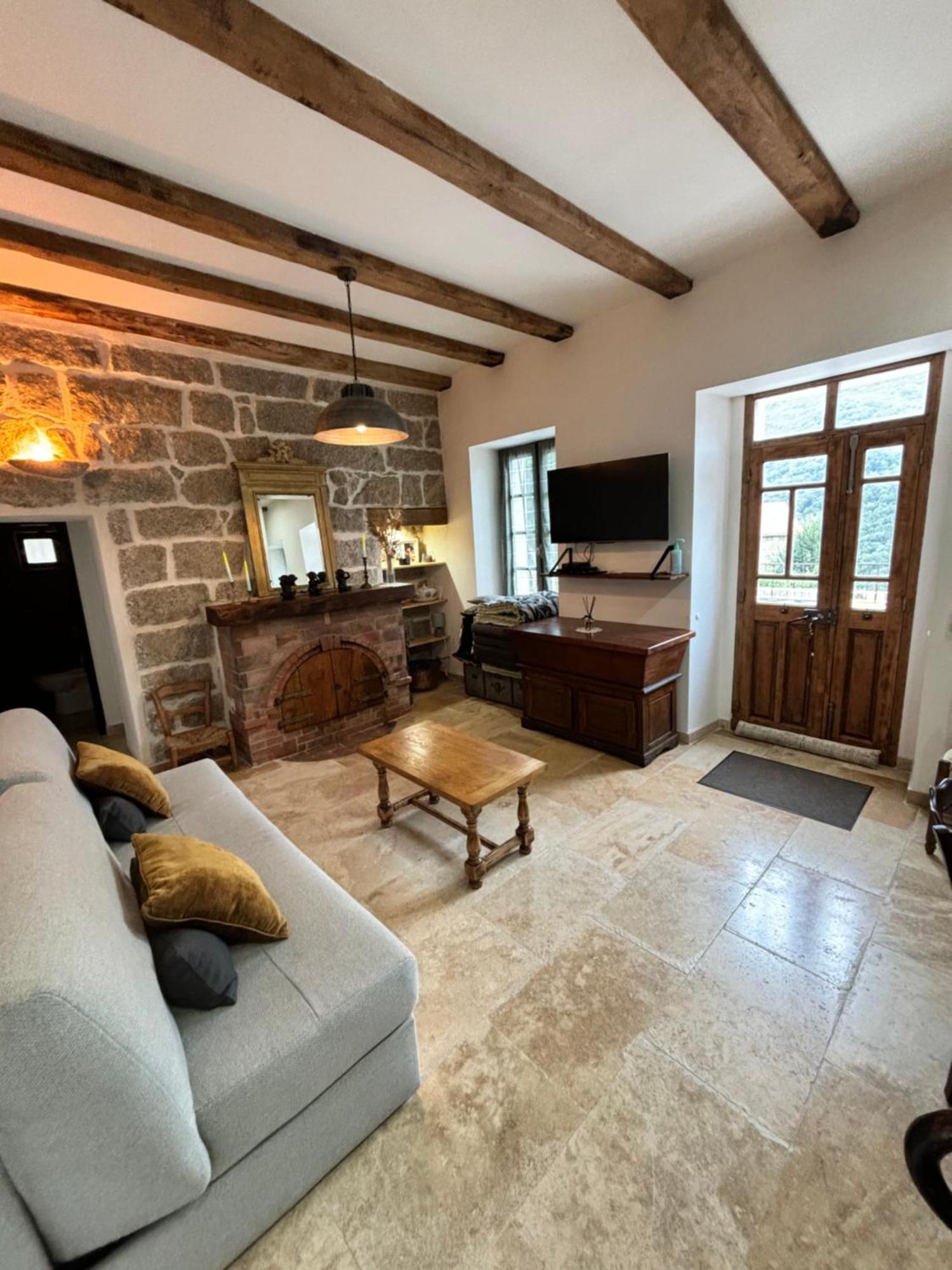 Casa Arena Authentique Maison De Village Avec Piscine Au Coeur De L'Alta Rocca - Zoza Exteriör bild